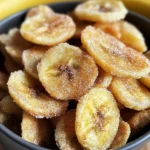 Air Fryer Cinnamon Banana Chips