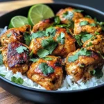 Baked Coconut Chili Chicken Thighs
