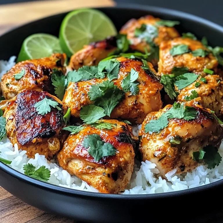 Baked Coconut Chili Chicken Thighs