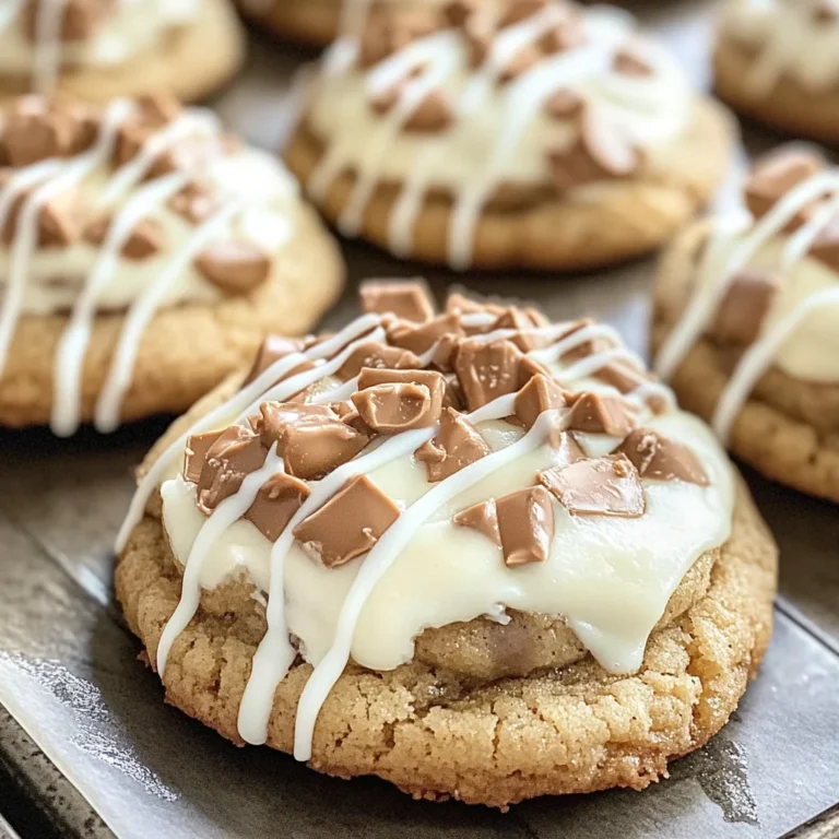 Cheesecake-Stuffed Cookies with White Chocolate and Reese’s