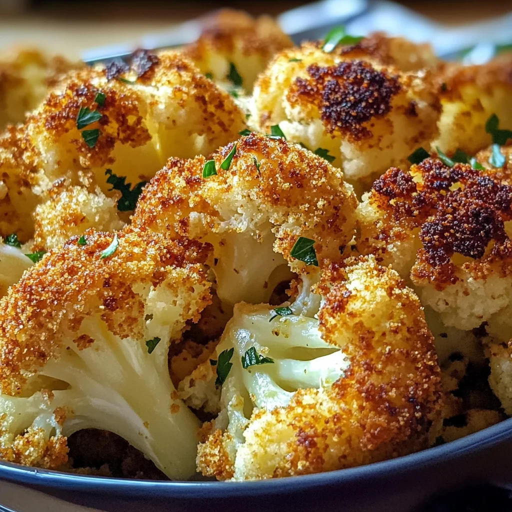 Crispy Roasted Cauliflower