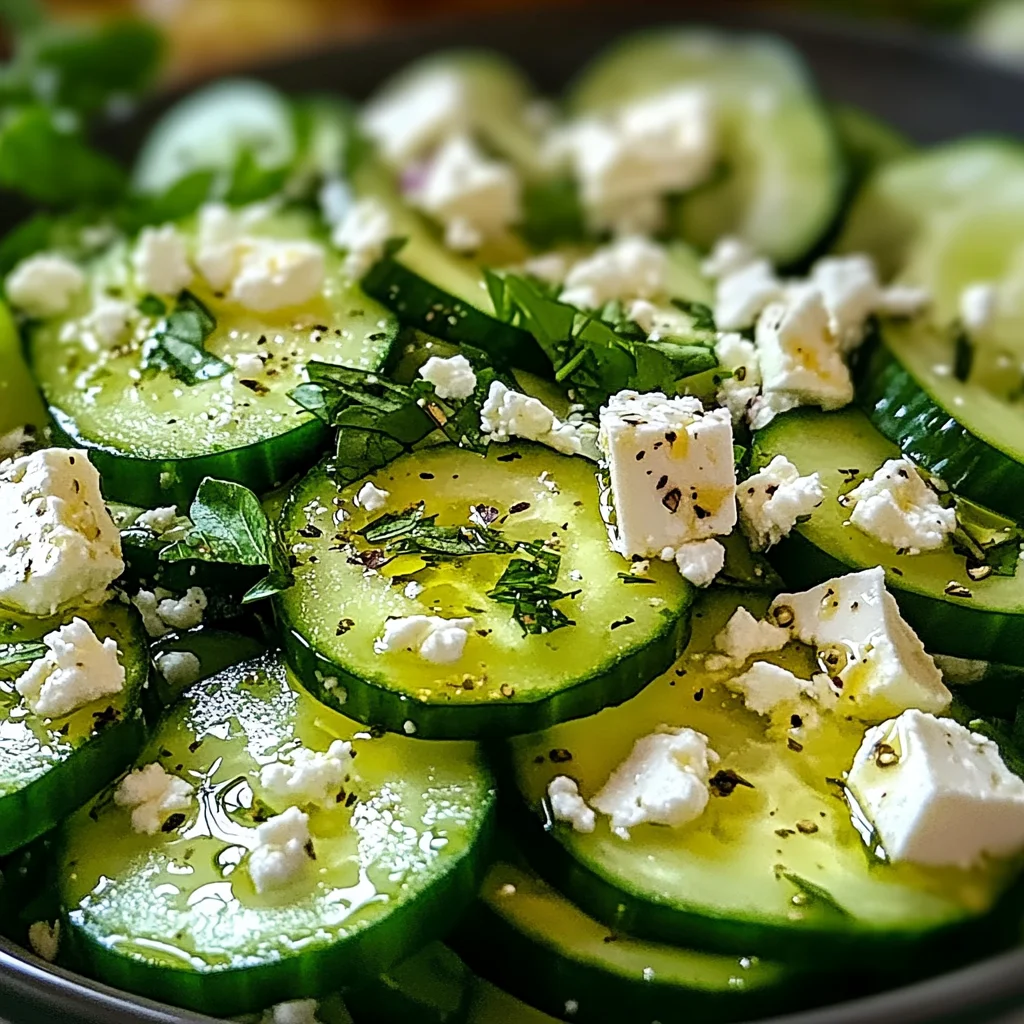 Cucumber Feta Salad