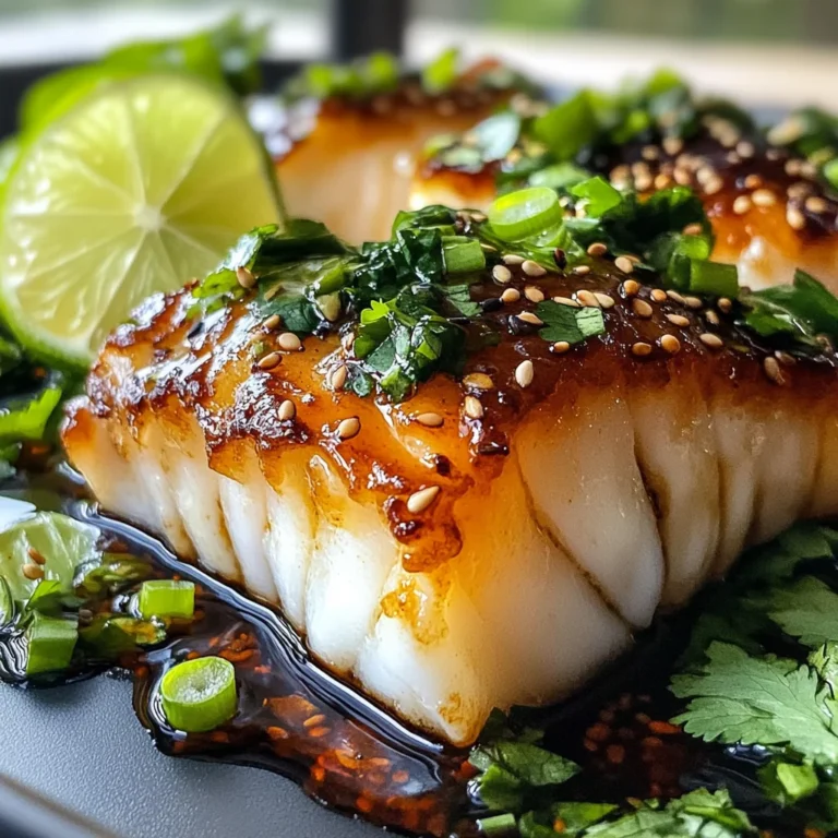 Ginger Soy Glazed Cod: A Flavorful and Healthy Seafood Dish