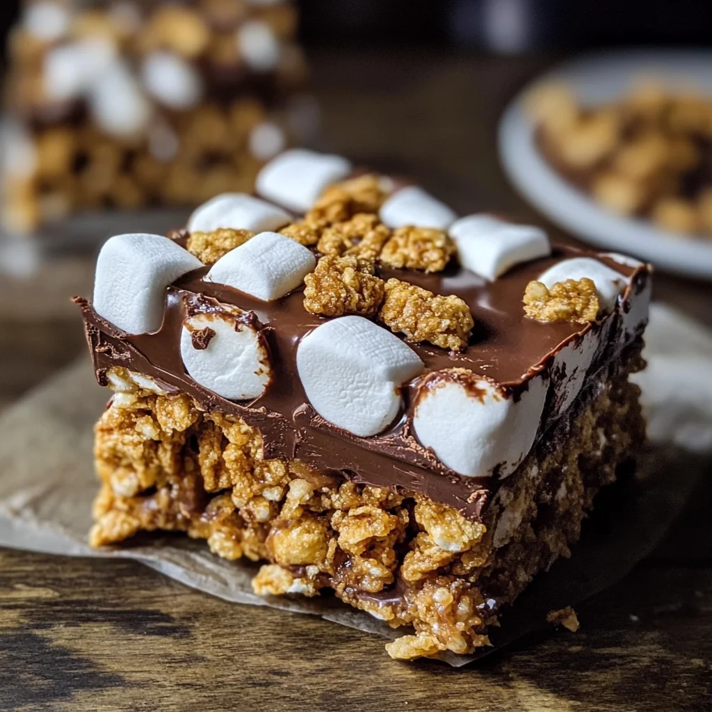 Golden Grachicken hams S'Mores Bars