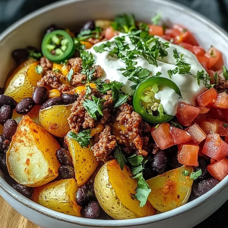 Loaded Potato Taco Bowl