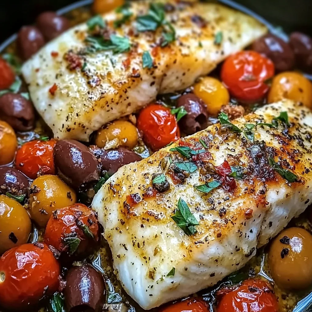 Mediterranean Baked Fish