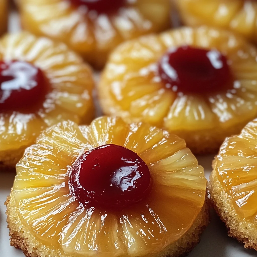 Pineapple Upside-Down Sugar Cookies