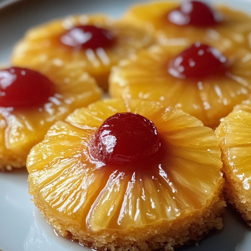 Pineapple Upside-Down Sugar Cookies