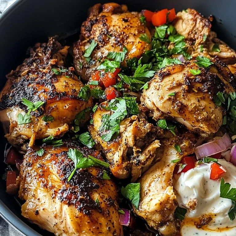 Spiced Yogurt-Marinated Chicken Thighs