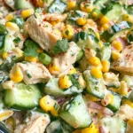 Street Corn Creamy Cucumber Salad
