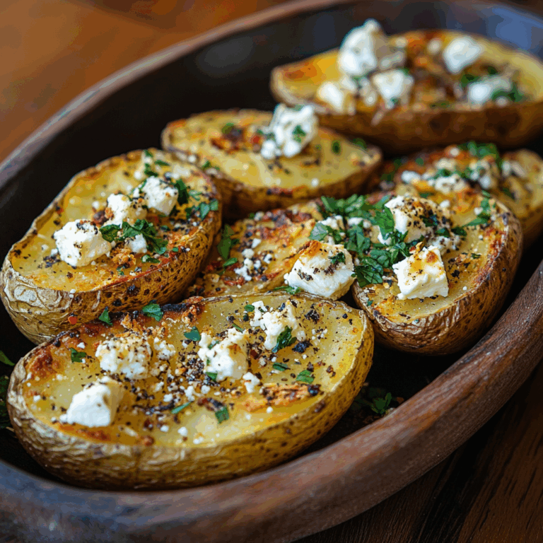 Baked Feta Potatoes