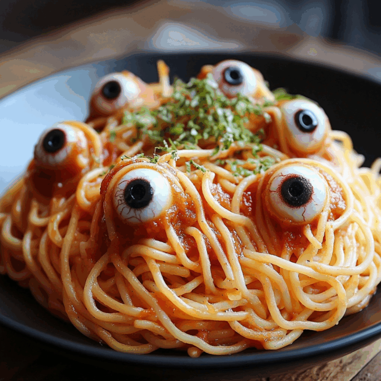 Spooky Spaghetti & Eyeballs