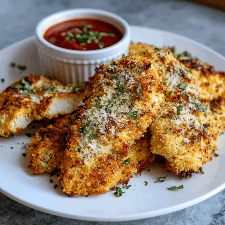 Air Fryer Parmesan Crusted Chicken