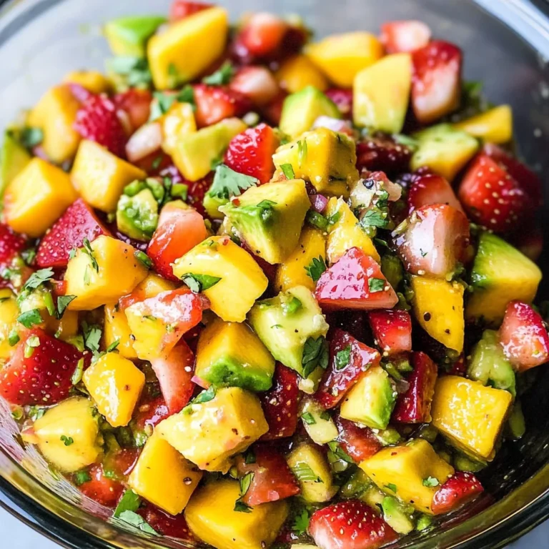 Avocado Strawberry Mango Salsa