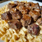 Cajun Steak Tips with Cheesy Parmesan Rotini