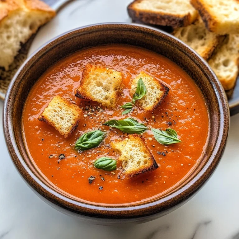 Copycat Panera Tomato Soup Recipe