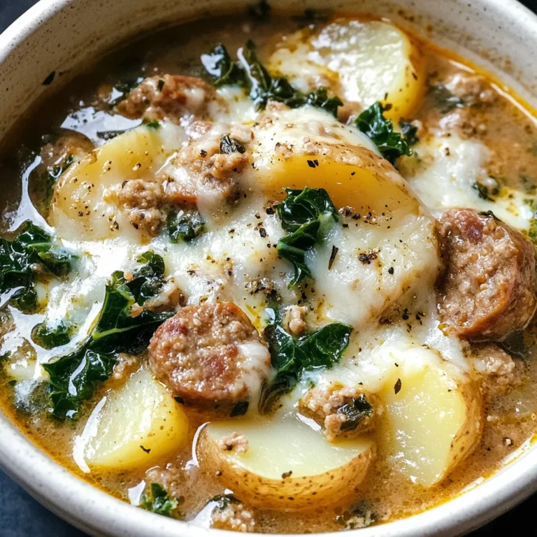 Cozy Italian Sausage and Potato Soup – Easy & Hearty!