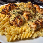 Creamy Garlic Butter Chicken with Twisted Cheddar Pasta
