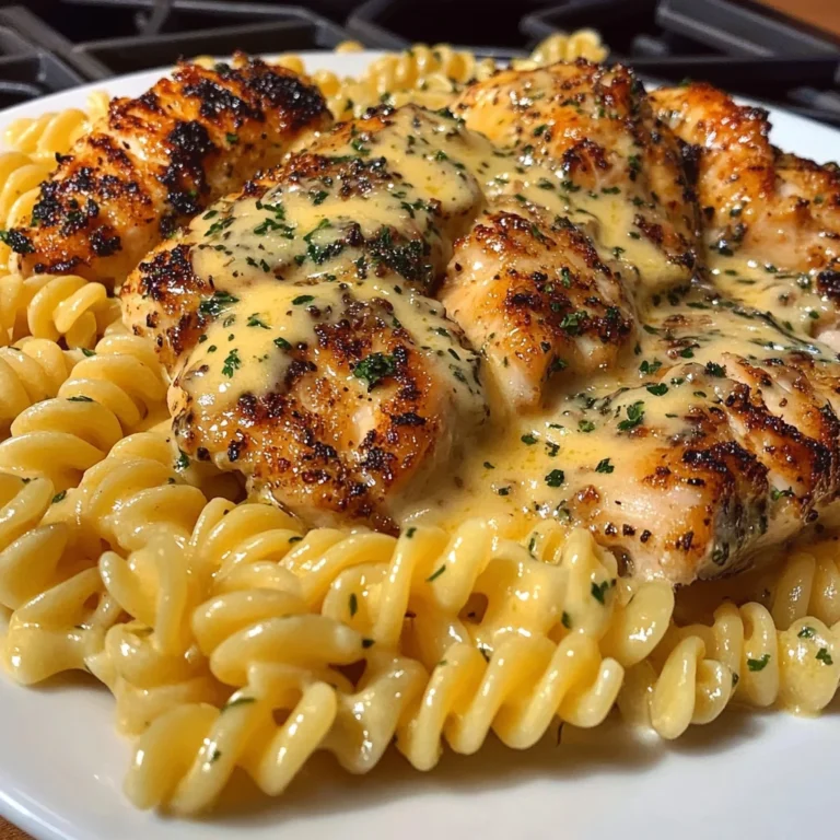 Creamy Garlic Butter Chicken with Twisted Cheddar Pasta