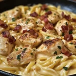 Creamy One-Pan Chicken Carbonara