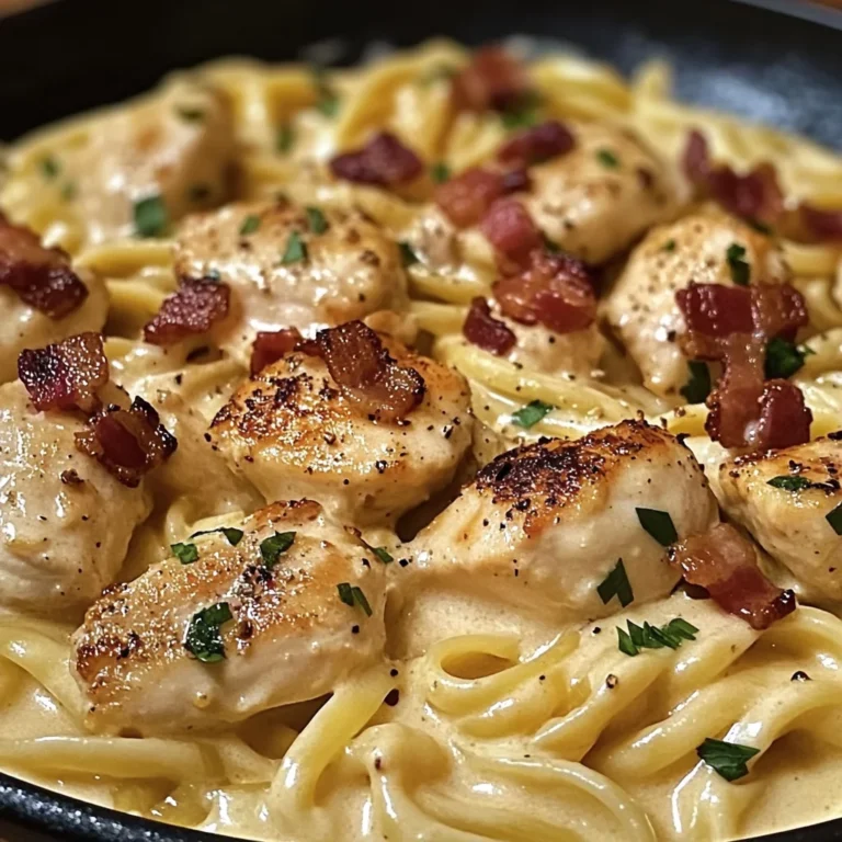 Creamy One-Pan Chicken Carbonara
