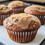 Glazed Gingerbread Muffins