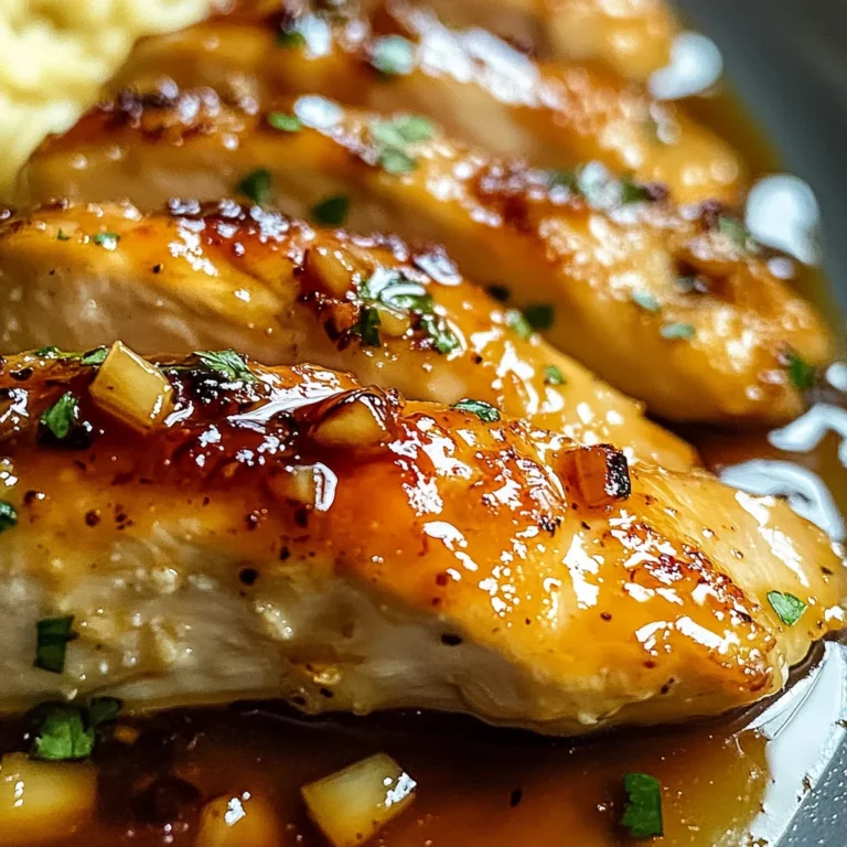 Honey Garlic Chicken Breasts
