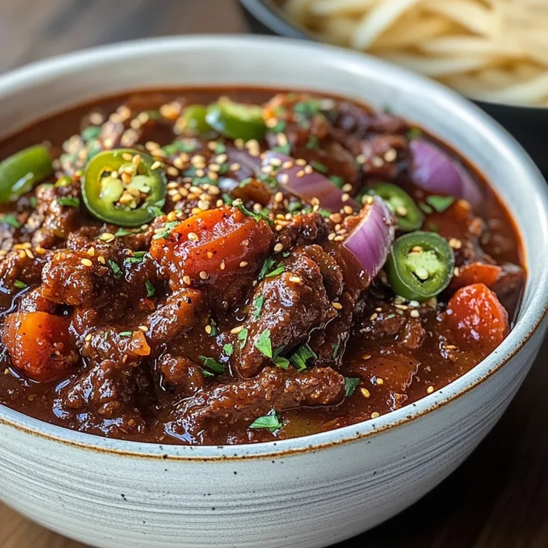 Korean Chile Con Carne