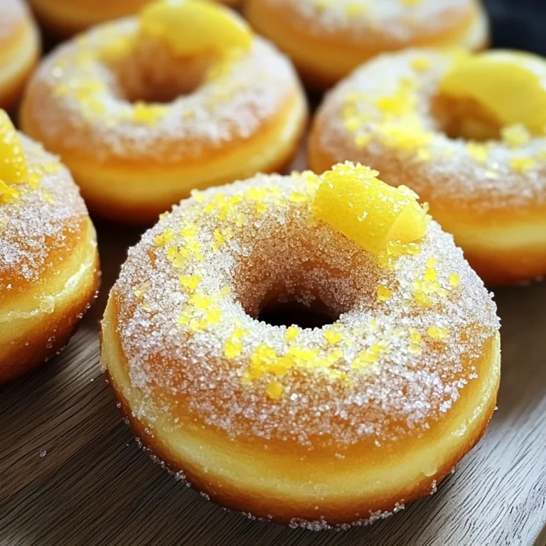Lemon Sugar Baked Donuts
