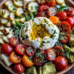 Mediterranean Burrata Board