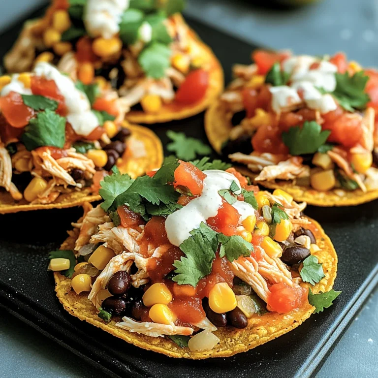 Mexican Rotisserie Chicken Tostadas