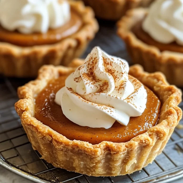 Mini Pumpkin Pies