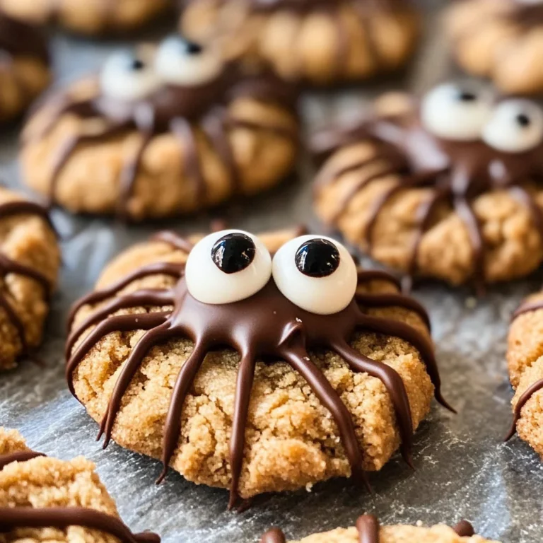 Peanut Butter Spider Cookies