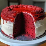 Red Velvet Pound Cake with Cream Cheese Glaze