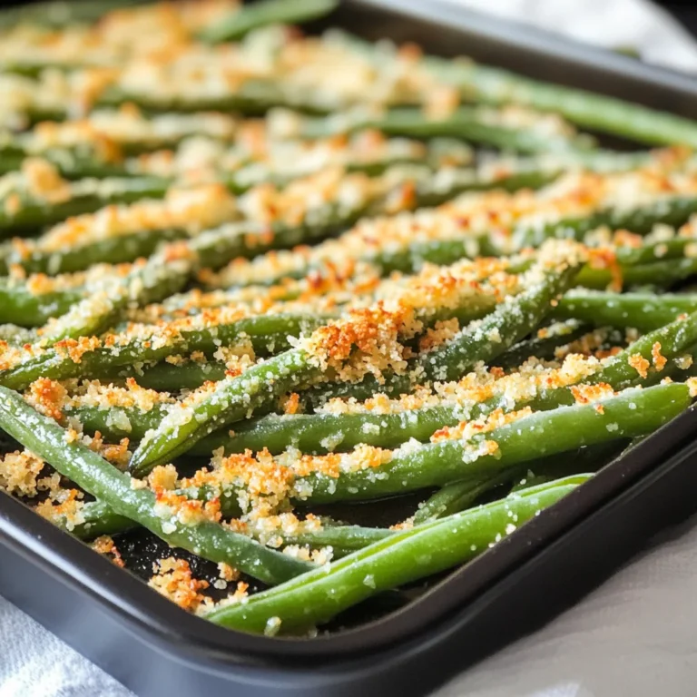 Roasted Parmesan Green Beans