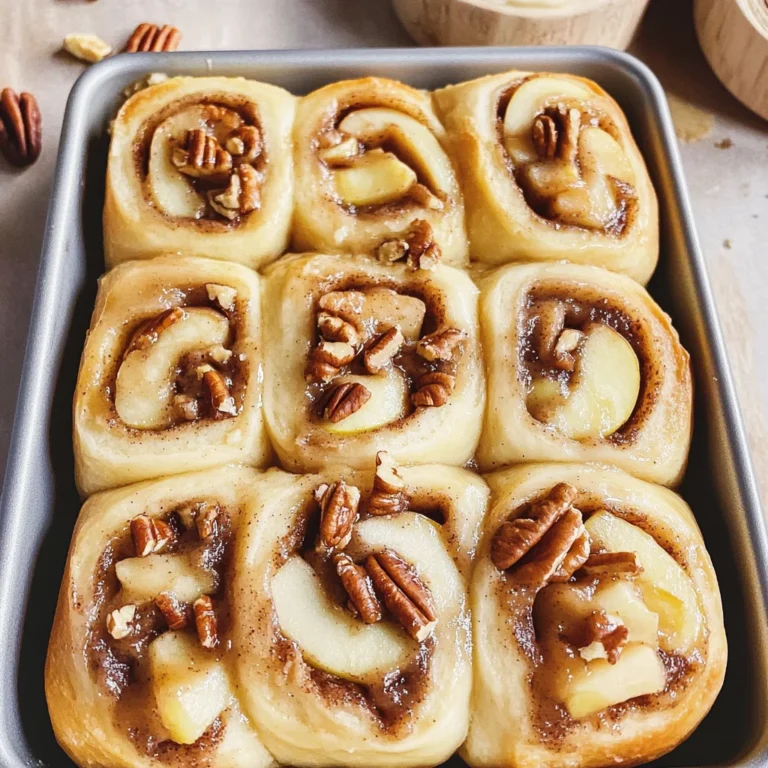 Soft-Baked Apple Cinnamon Rolls