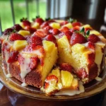 Strawberry Pineapple Pound Cake