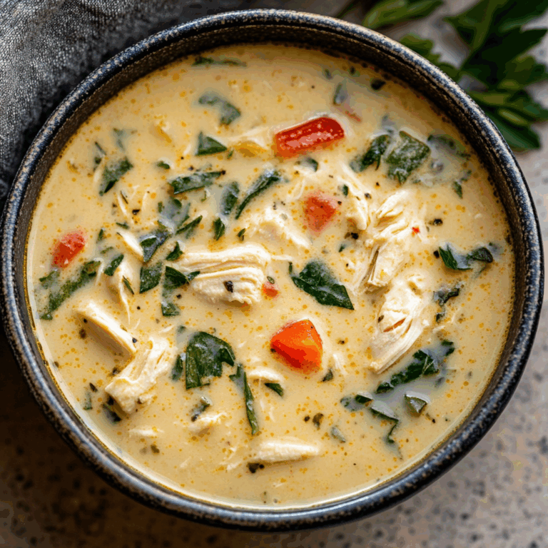 Creamy Tuscan Chicken Soup