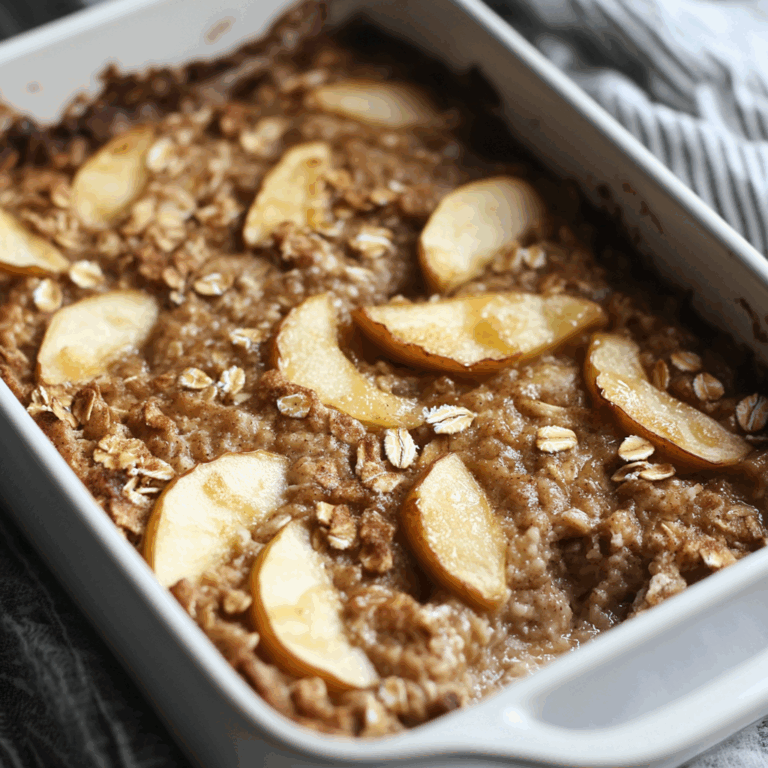 Oatmeal Apple Breakfast Bake