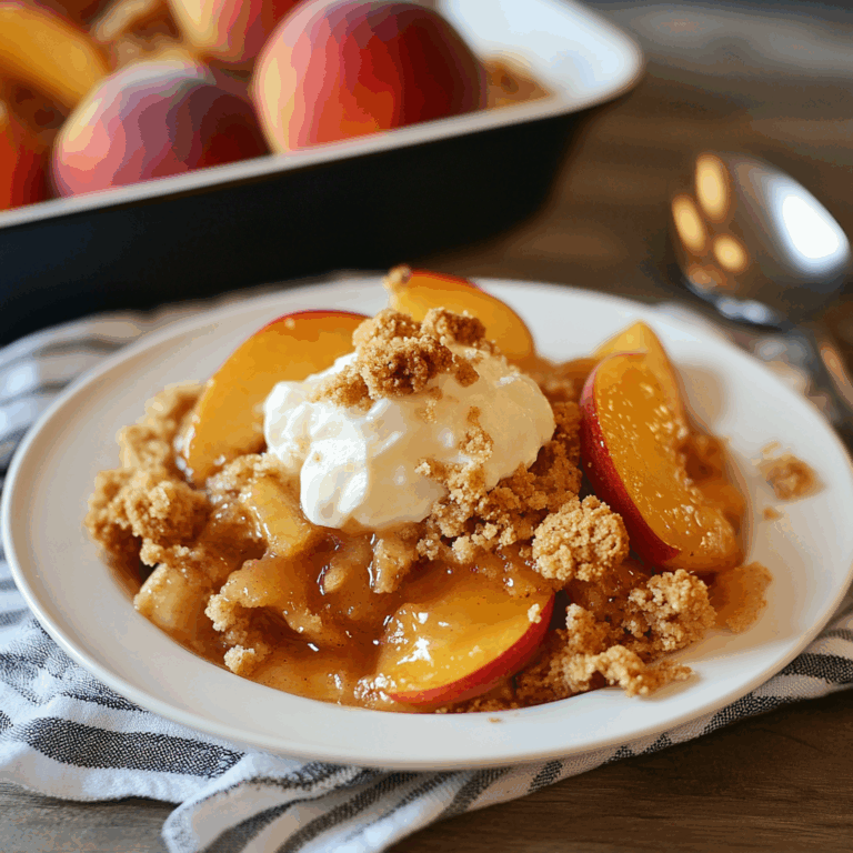 Peach Crisp