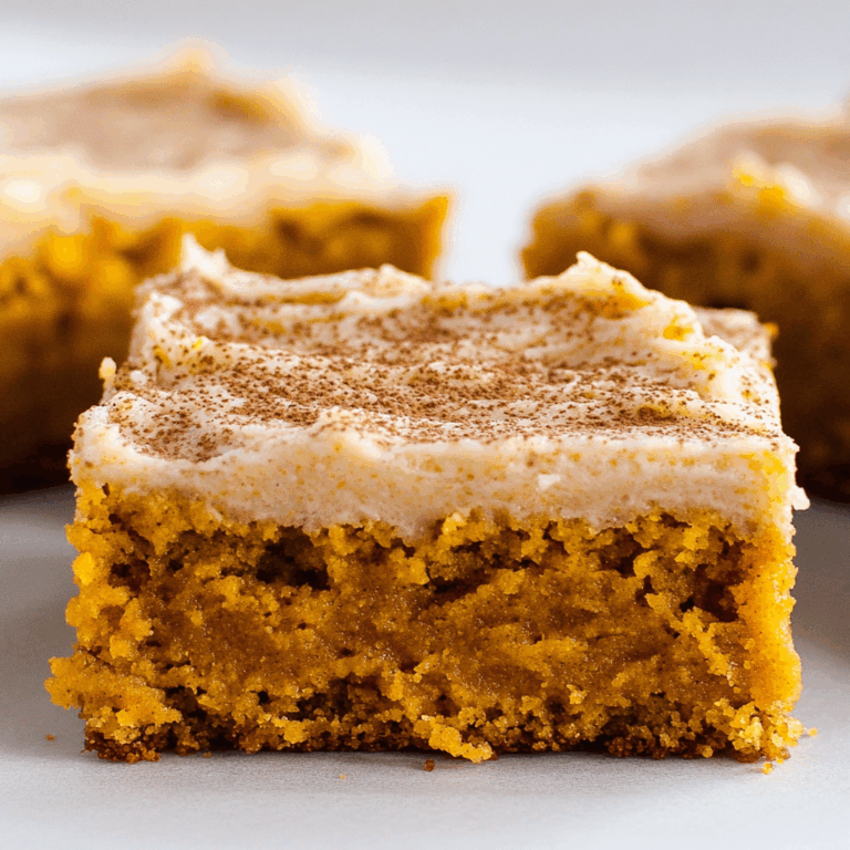 Pumpkin Bars with Brown Sugar Frosting
