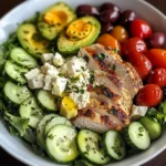 Mediterranean Chicken & Egg Power Salad