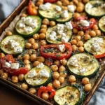Zucchini & Chickpea Bake with Feta